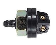 Low profile twin, individually adjustable, washer jet (593-53)