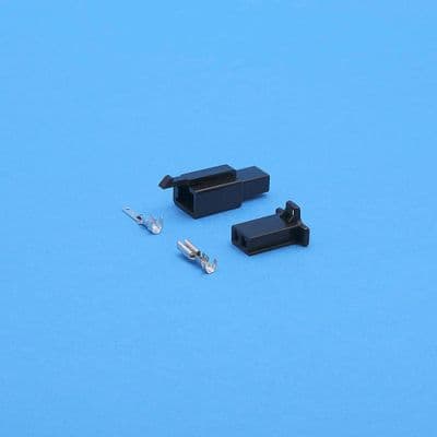 Mini Lock Connector 2 way kit. Including terminals. (ML2KIT)