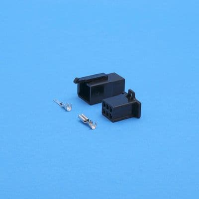 Mini Lock Connector 6 way kit. Including terminals. (ML6KIT)