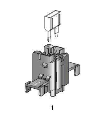 MTA 0101400 Mini Blade Fuse Holder