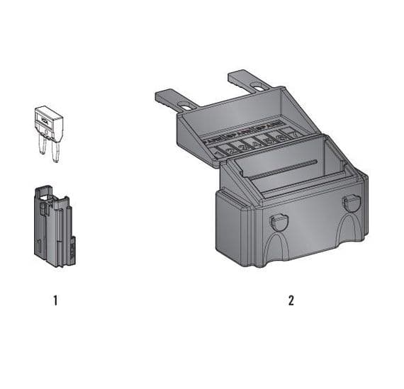 MTA 0301435 7 way micro fuse holder