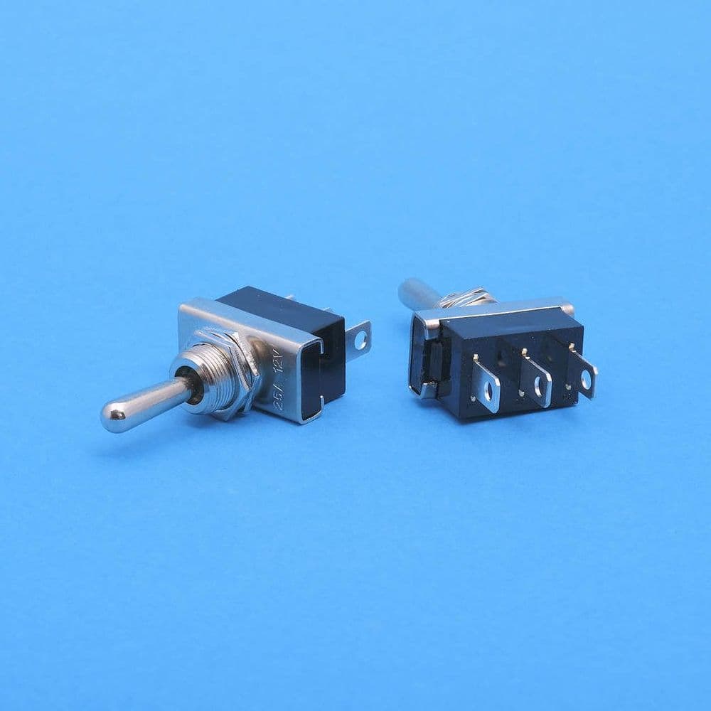 On/off/On single pole switch H/D 6 3mm terminals 25A E899