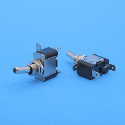 On/off single pole switch. Green LED ind in the toggle end. (E894G)