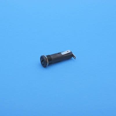 Panel mounting fuse holder for 1.25 glass fuses
