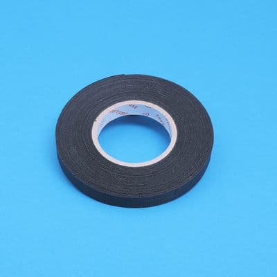 Polyester cloth tape, 9mm x 25mtrs black (CT509)