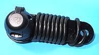 Pre-wired 12N 12v 7 pin plastic trailer socket. (TP106)