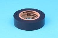 PVC loom tape black, non-adhesive, 19mm x 40 meters. (PV600B)