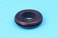 PVC Wiring grommet. Panel hole 16.00mm. Cable hole 12.00mm. 10 pack (GR12.7/10)