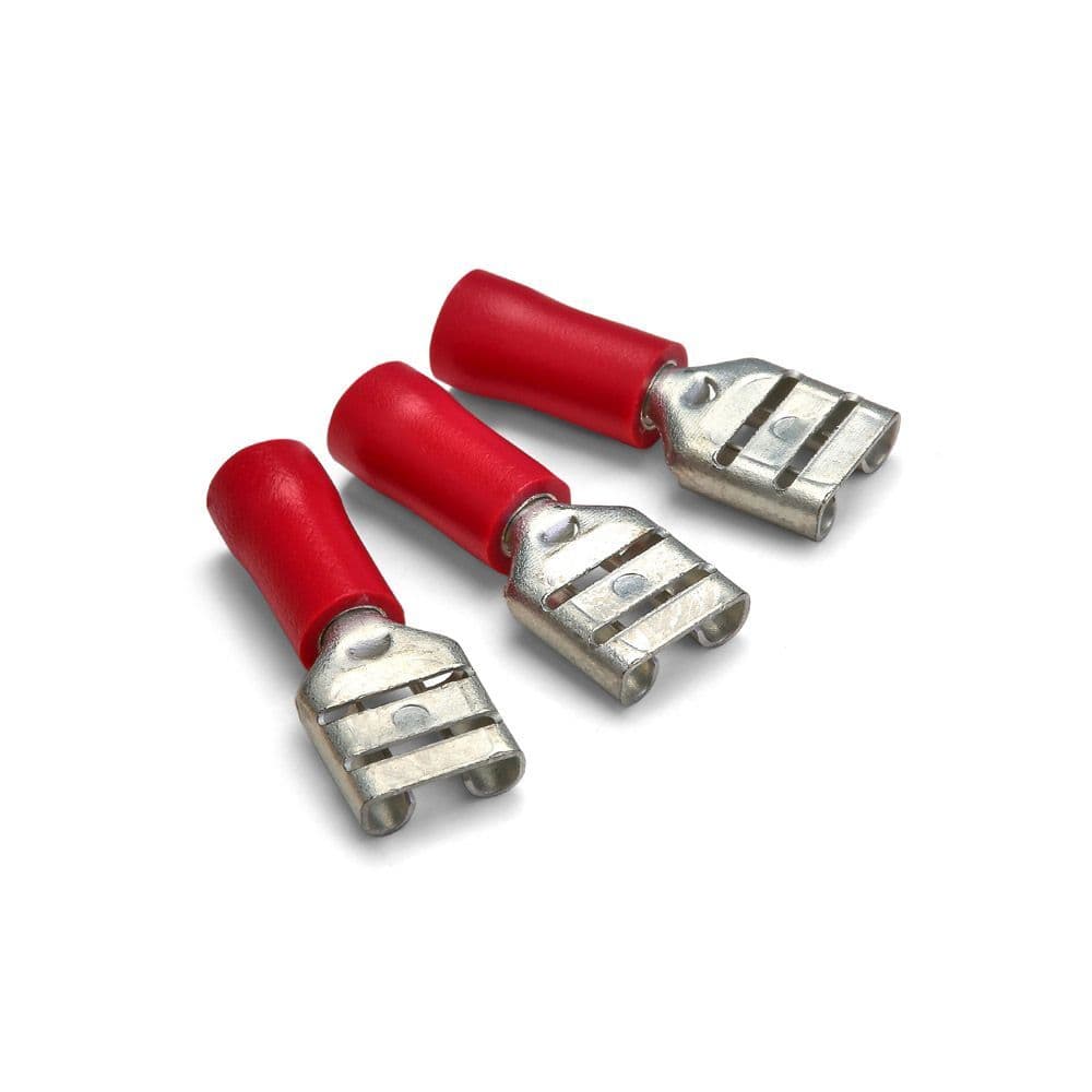 Red female blade terminal 6 3mm T403