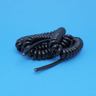 Retractable cable, 2.45 mtrs working length. 2 Cores. 6A (PWRSKT6)