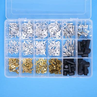 Ring terminals. 435 items. (K105)