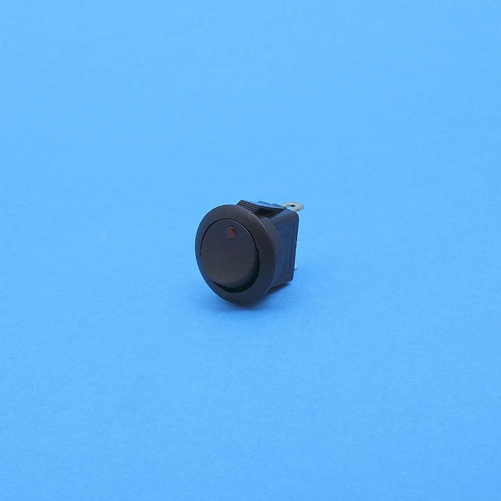 Round LED spot rocker switch On/off 10A 12v 12v Red LED RKS16R