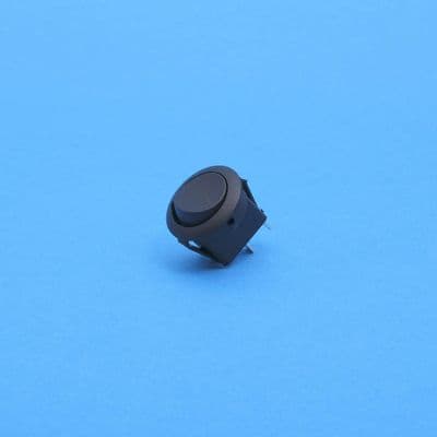 Round rocker switch. On/off. 16A at 12v DC. (RKS13)