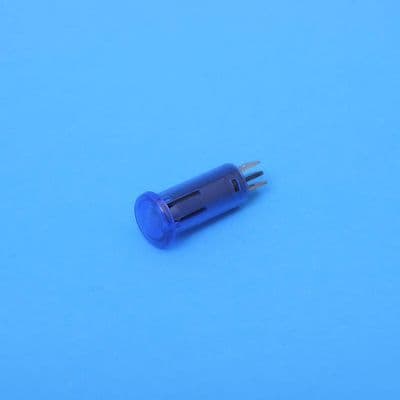 Self coloured warning light. Blue. Non replaceable 12v bulb (61042)