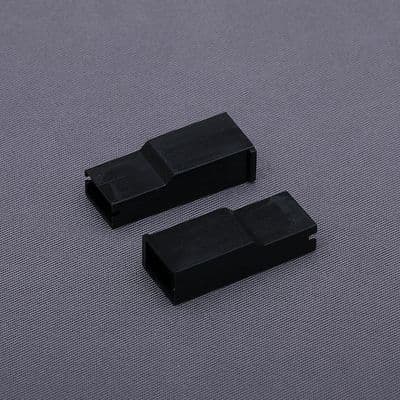 Single black cover for anti-slip blade terminals. 10 pack. (RS633B/10)