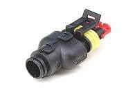 Superseal 3 way unsealed head. In-line. For CT7.5 tube. (CTA125)