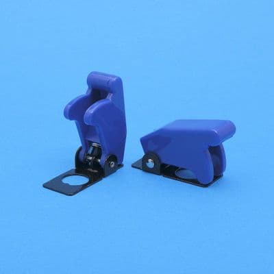 Switch flip top. Blue. 12.5mm dia hole. (SFT1U)