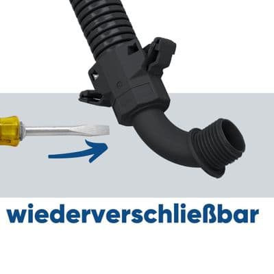 Through panel / enclosure end connector. 90 deg for CT10 (CTA164)