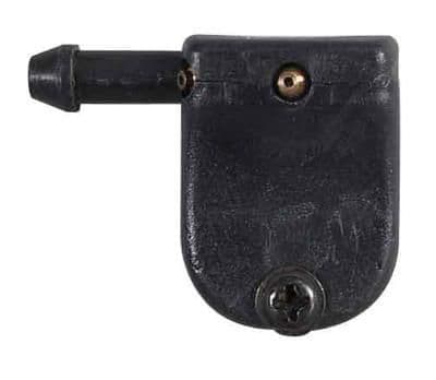 Washer nozzle with three, individually adjustable jets (593-55)