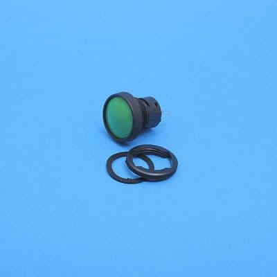 Waterproof momentary switch for use with BDSA. Green (PBS8G)