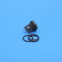 Waterproof momentary switch for use with BDSA. Red (PBS8R)