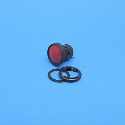 Waterproof momentary switch for use with BDSA. Red (PBS8R)