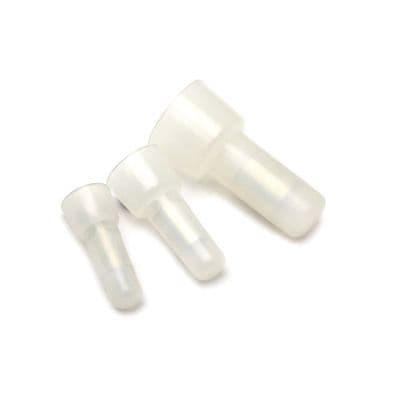 White closed end connector 1-1.5mm (WCEC1)