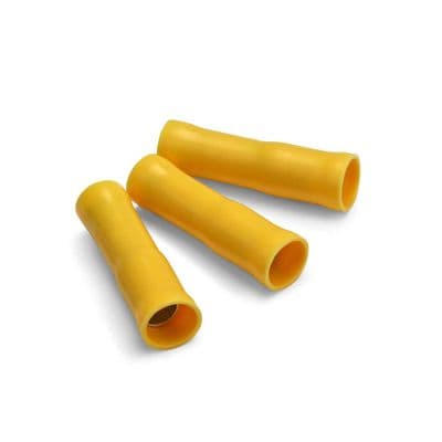 Yellow pre insulated bullet socket terminal 5.0mm. (T804)