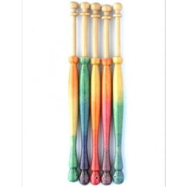 Rainbow Bobbins Merged Colours