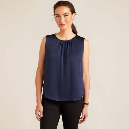ARIAT Bayview Blouse Navy