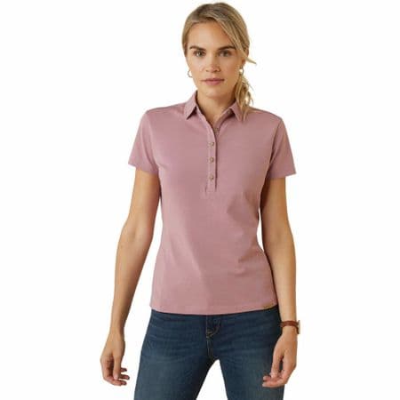 ARIAT Cloverdale Polo - Nostalgia Rose