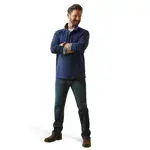 ARIAT Portolla 1/2 Zip Sweat (Navy)