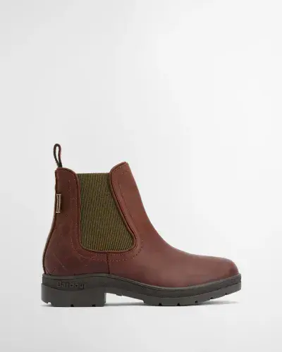 BARBOUR Amble Chelsea Boots (Mahogany)