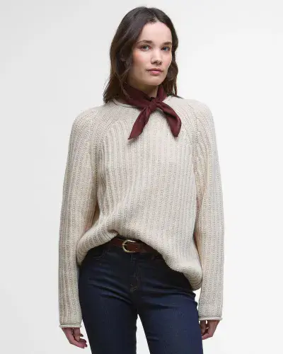 BARBOUR Bamburgh Knitted Jumper (Birch)