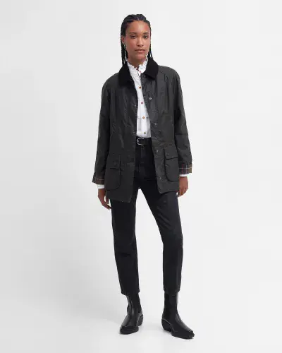 BARBOUR Classic Beadnell Wax Jacket (Olive)