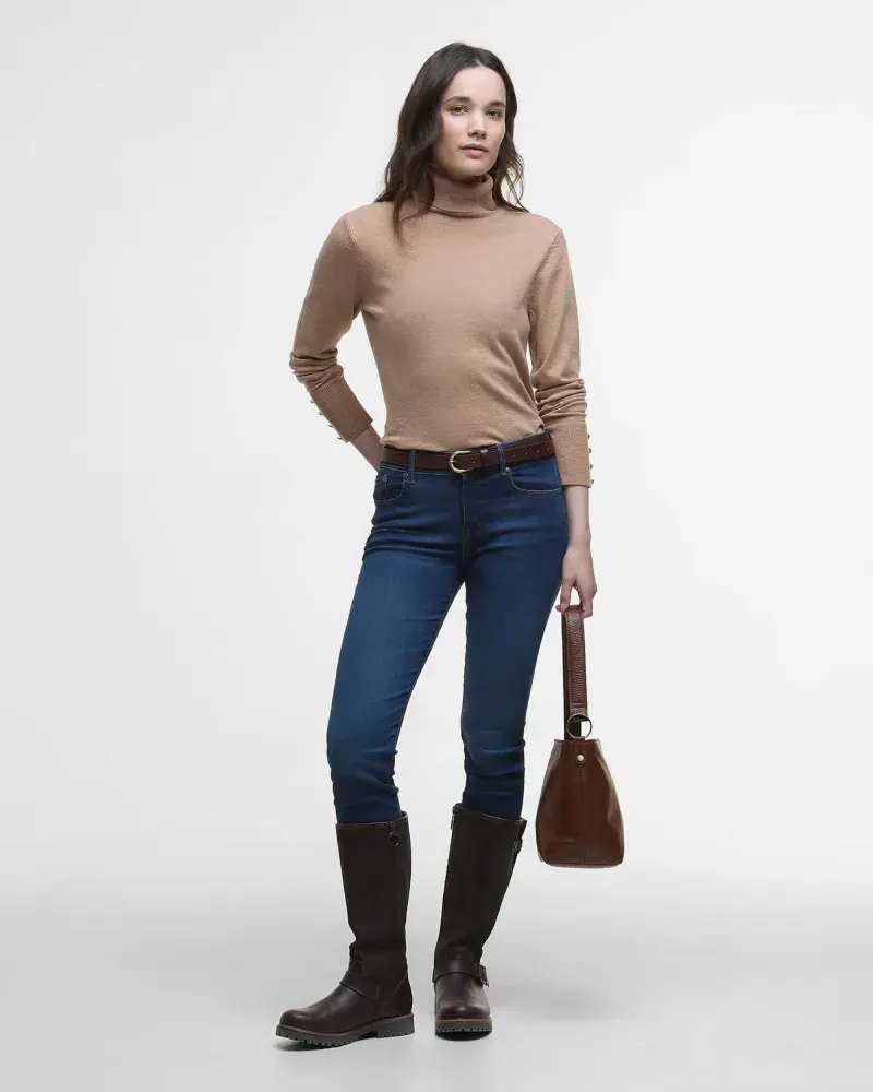 BARBOUR Corbridge Knit - (Pale Camel)