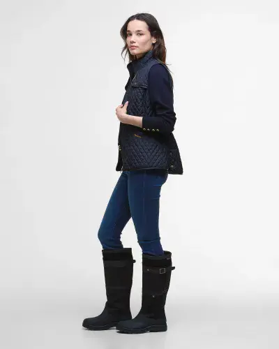 BARBOUR Dahlia Quilted Gilet - (Dark Navy)