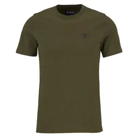 Barbour Essential Sports Mens T-Shirt - Mid Olive