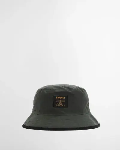 BARBOUR Field Wax Bucket Hat (Sage)