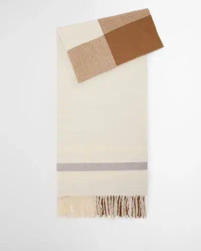 BARBOUR Harriet Twill Scarf (Hessian)
