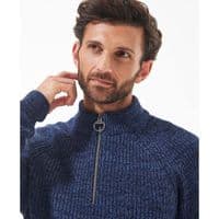 BARBOUR Horseford Knitted  Half Zip (Navy)