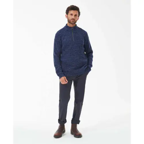 BARBOUR Horseford Knitted Half Zip (Navy)