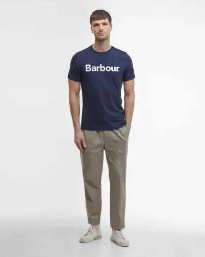 BARBOUR Logo Tee - (New Navy)