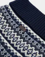 BARBOUR Marlow Fair Isle Dog Jumper (Navy)