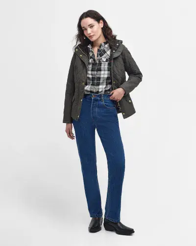 BARBOUR Milfire Quilt Jacket ( Khaki)