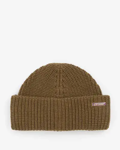 BARBOUR Mosely Fisherman Beanie (Light Sage)