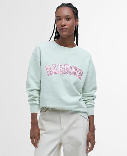 BARBOUR Northumberland Sweatshirt (Pale Aqua)
