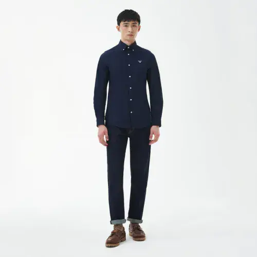 BARBOUR Oxtown Fitted Shirt (Navy)
