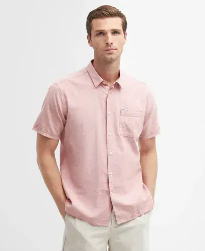 BARBOUR Oxtown Fitted Shirt Pink