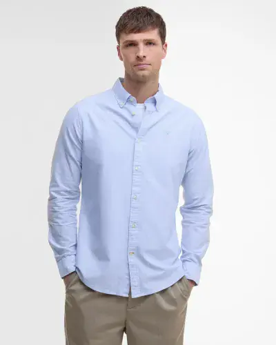 BARBOUR Oxtown Striped Shirt (Sky Blue)